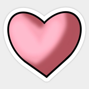 Pink Heart Sticker